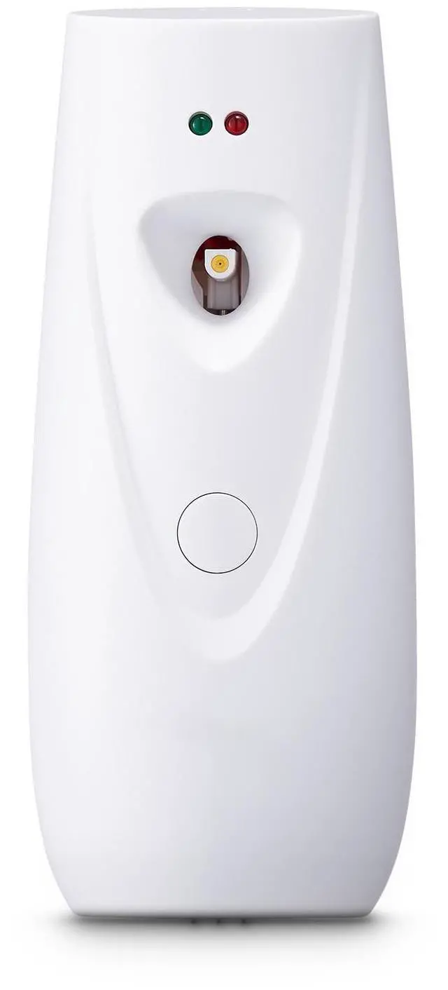 Main image of Automatic Air Freshener Spray Dispenser, 2-Pack, Wall Mounted or Free Standing, Battery Operated, Multiple Time Settings for Home, Indoor, Bathrooms, Offices, Hotels, Commercial Places, White