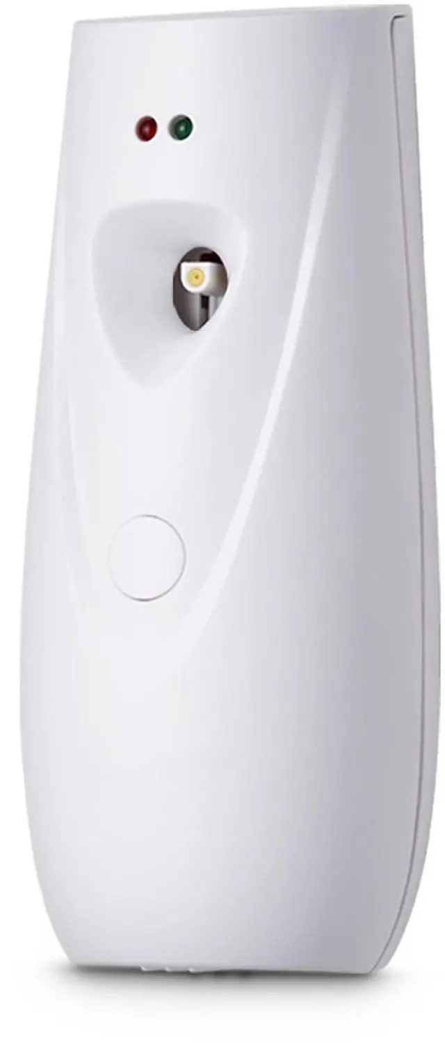 Alt view image 3 of 7 - Automatic Air Freshener Spray Dispenser, 2-Pack, Wall Mounted or Free Standing, Battery Operated, Multiple Time Settings for Home, Indoor, Bathrooms, Offices, Hotels, Commercial Places, White