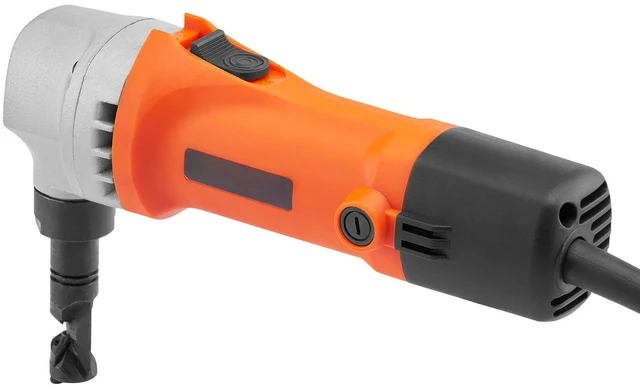 Alt view image 4 of 7 - Sheet Metal Nibbler, 550W Powerful 2200 RPM High Speed, 360 Degree Rotation Electric Nibbler Metal Cutter, Straight Curve and Circle Cutting for Stainless Steel, Aluminum, Plastic, Wood Board