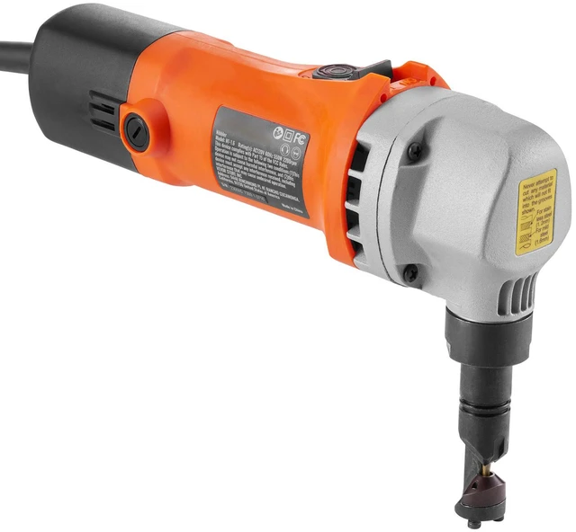Alt view image 5 of 7 - Sheet Metal Nibbler, 550W Powerful 2200 RPM High Speed, 360 Degree Rotation Electric Nibbler Metal Cutter, Straight Curve and Circle Cutting for Stainless Steel, Aluminum, Plastic, Wood Board