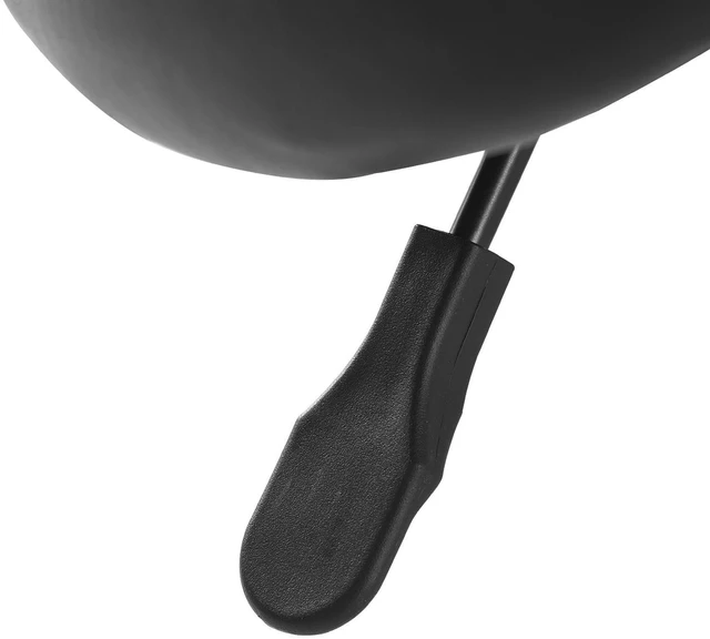 Alt view image 4 of 7 - Saddle Stool with Wheels, 450 LBS Weight Capacity Ergonomic Rolling Stool, Height Adjustable Thickened PU Leather Swivel Saddle Chair for Salon, Spa, Massage, Tattoo, Clinic, Black