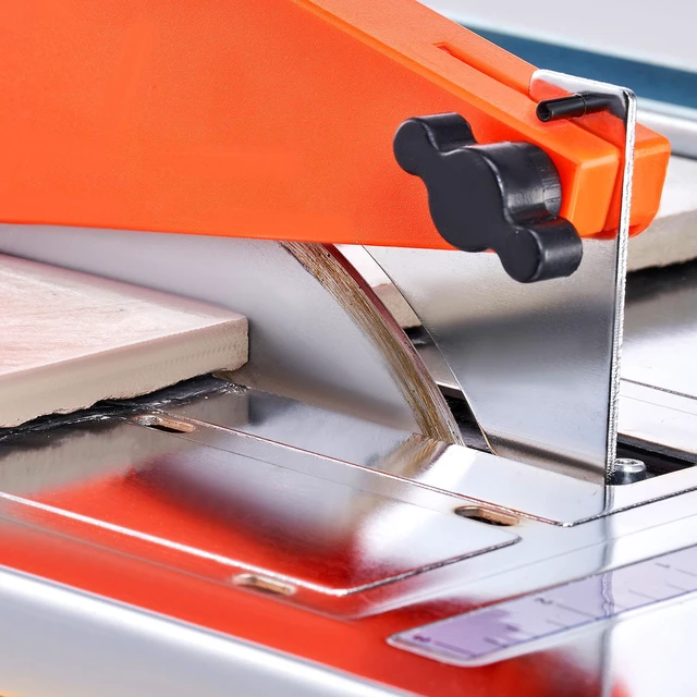 Alt view image 2 of 7 - Wet Tile Saw, 7-inch 65Mn Steel Blade, 3500 RPM Induction Motor, Tile Cutter Wet Saw with Water Reservoir, 0-45 Degrees Miter Angle for Cutting Tiles and Stones, for DIY Enthusiasts