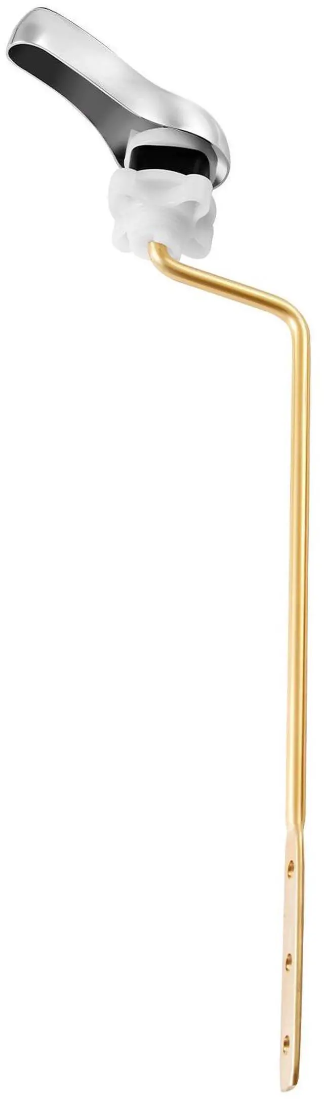Alt view image 2 of 7 - Toilet Handle Replacement Kit Side Mount Universal Toilet Flush Handle Chrome