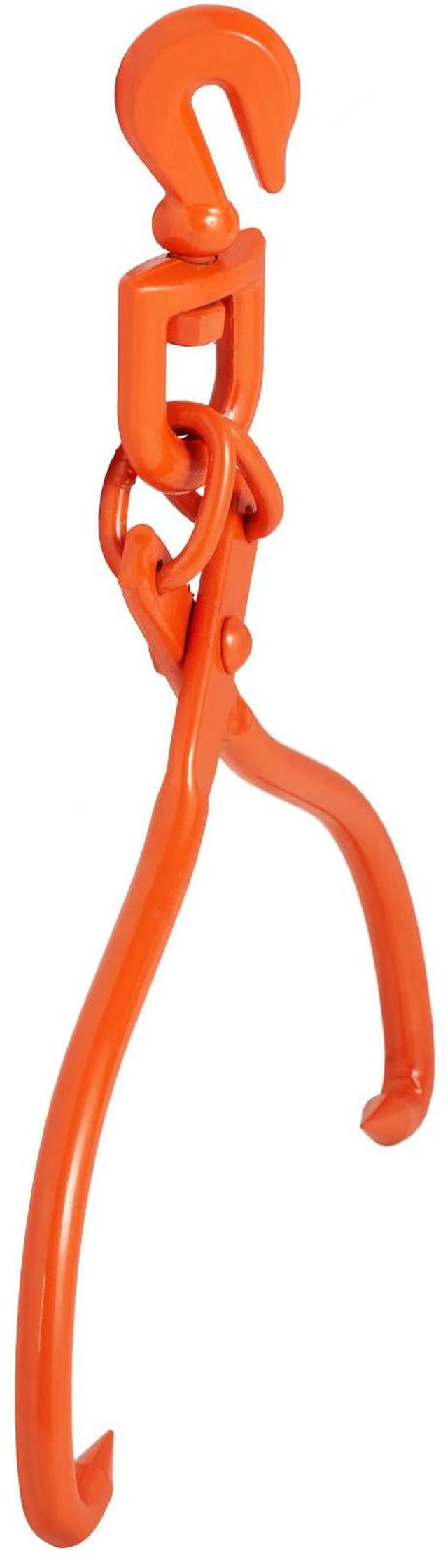 Alt view image 6 of 6 - Log Skidding Tongs, 18 inch 2 Claw Log Lifting Tongs, Heavy Duty Rotating Steel Lumber Skidding Tongs, 772 lbs/350 kg Loading Capacity, Log Lifting, Handling, Dragging & Carrying Tool