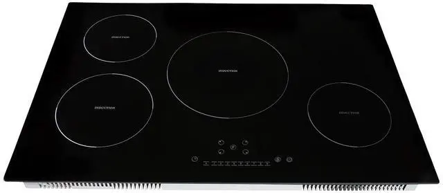 Alt view image 3 of 7 - Electric Cooktop, 4 Burners, 30'' Induction Stove Top, Built-in Magnetic Cooktop 7500W, 9 Heating Level Multifunctional Burner, LED Touch Screen with Child Lock & Over-Temperature Protection