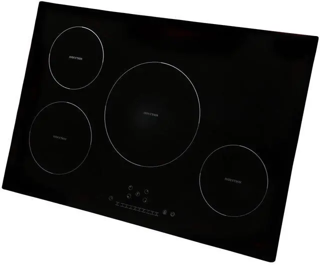 Alt view image 2 of 7 - Electric Cooktop, 4 Burners, 30'' Induction Stove Top, Built-in Magnetic Cooktop 7500W, 9 Heating Level Multifunctional Burner, LED Touch Screen with Child Lock & Over-Temperature Protection