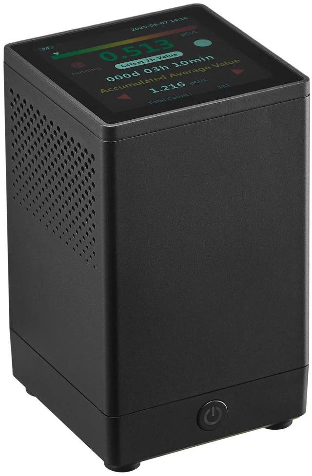 Alt view image 6 of 7 - Home Radon Meter Detector 2Bq to 20kBq/m³ Rechargeable Color LCD Display