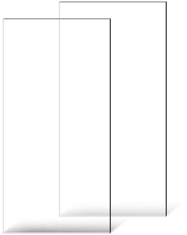 Alt view image 5 of 7 - Plexiglass Acrylic Sheets, 2-Pack Plastic Sheet, 24 x 48 Inch 1/8 Inch Thick Clear Plastic Cast Transparent Glass for Crafting Projects, Replacement Picture Frame Glass, DIY Display, Easy to Cut