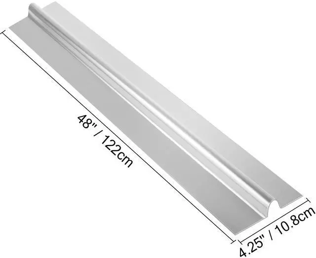 Alt view image 2 of 7 - PEX Heat Transfer Plates, 100 pcs Box Radiant Heat Transfer Plates, 4 ft Aluminum PEX Heat Transfer Plates, 1/2 inch Heat Transfer Plates Designed for PEX Tubing