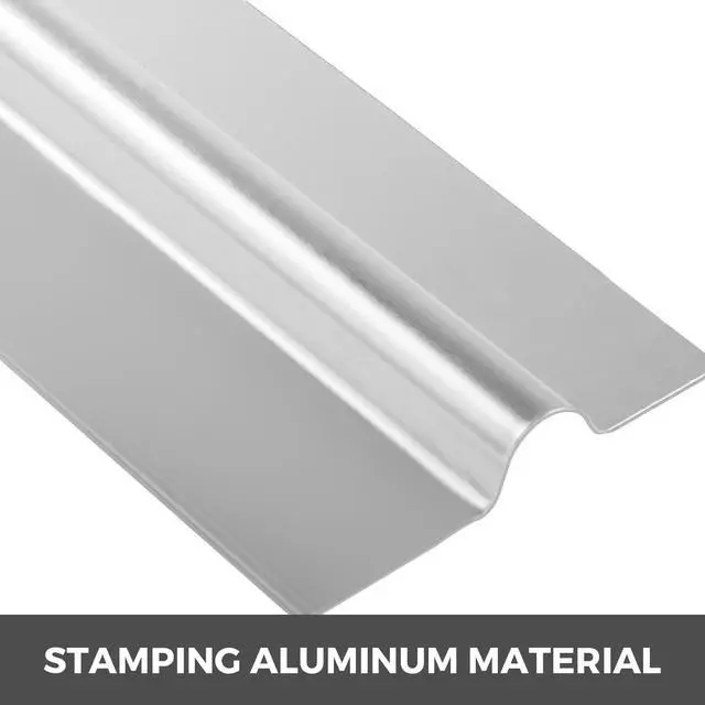 Alt view image 5 of 7 - PEX Heat Transfer Plates, 100 pcs Box Radiant Heat Transfer Plates, 4 ft Aluminum PEX Heat Transfer Plates, 1/2 inch Heat Transfer Plates Designed for PEX Tubing