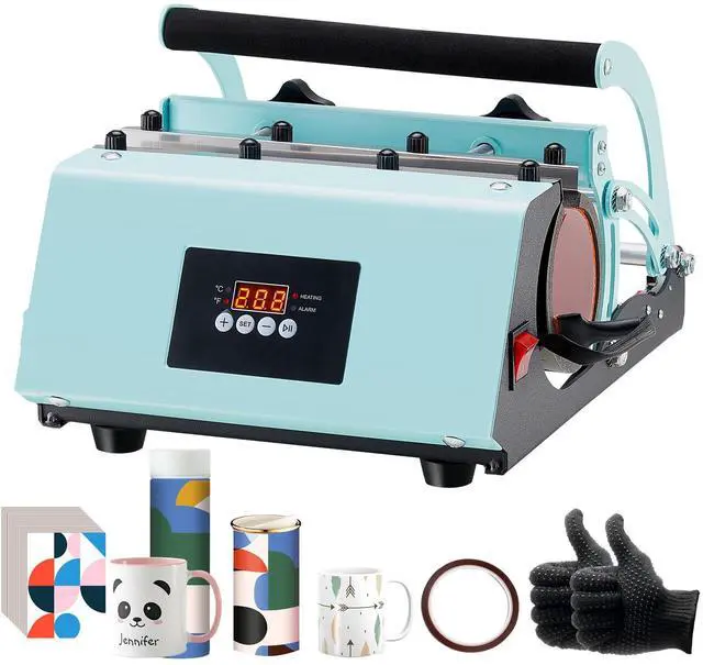 Alt view image 6 of 7 - Tumbler Heat Press Machine 11-30oz Mug Press Sublimation Tumblers Green