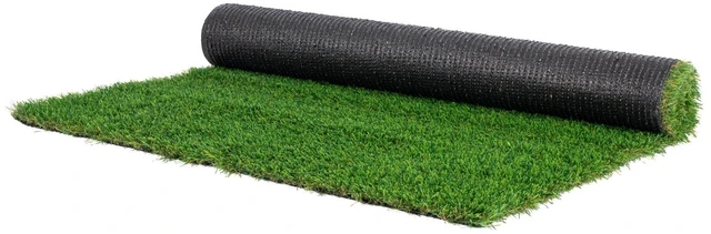 Alt view image 7 of 7 - Artifical Grass, 4 x 6 ft Rug Green Turf, 1.38"Fake Door Mat Outdoor Patio Lawn Decoration, Easy to Clean with Drainage Holes, Perfect For Multi-Purpose Home Indoor Entryway Scraper Dog Mats