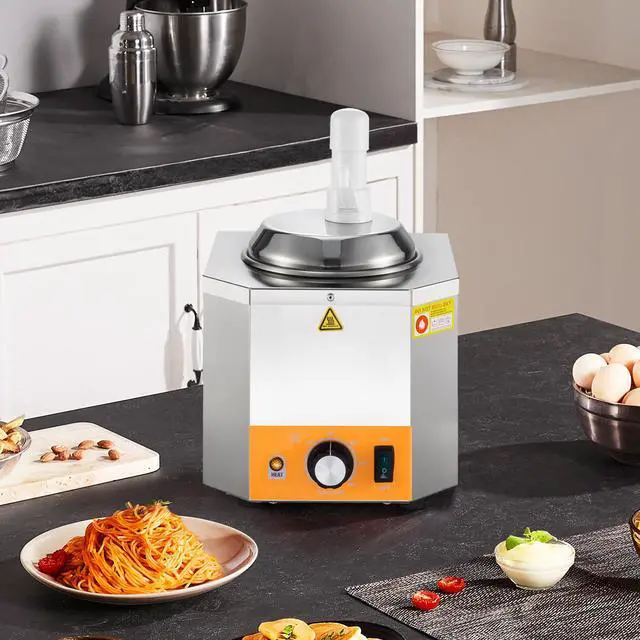 Alt view image 2 of 7 - 2.4L Electric Cheese Dispenser with Pump Commercial Hot Fudge Warmer 86-230