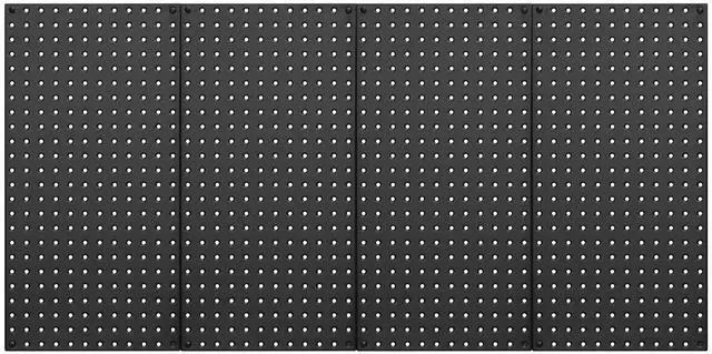 Main image of Metal Pegboard Panels 4 Pcs 24" x 12" Wall Organizer for Garage Tool Storage