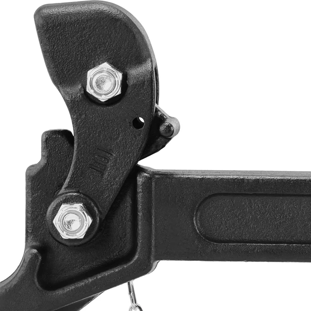 Alt view image 6 of 7 - Pintle Hitch 2 inches Receiver Hook for 2.5 to 3 inches Lunette Ring 20000 lbs