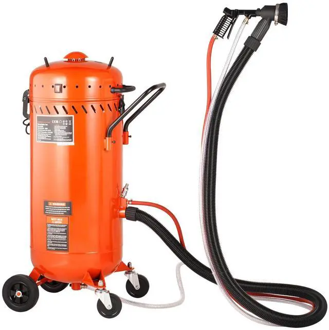 Main image of 28 Gallon Vacuum Sand Blaster, Dustless Sandblaster with Built-in 1200W Vacuum System for Dust Control and Abrasive Recycle, 60-110 PSI Heavy Duty Abrasive Blasting Machine