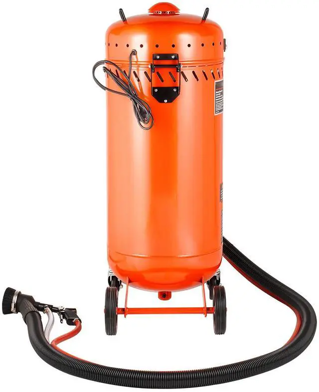 Alt view image 5 of 7 - 28 Gallon Vacuum Sand Blaster, Dustless Sandblaster with Built-in 1200W Vacuum System for Dust Control and Abrasive Recycle, 60-110 PSI Heavy Duty Abrasive Blasting Machine