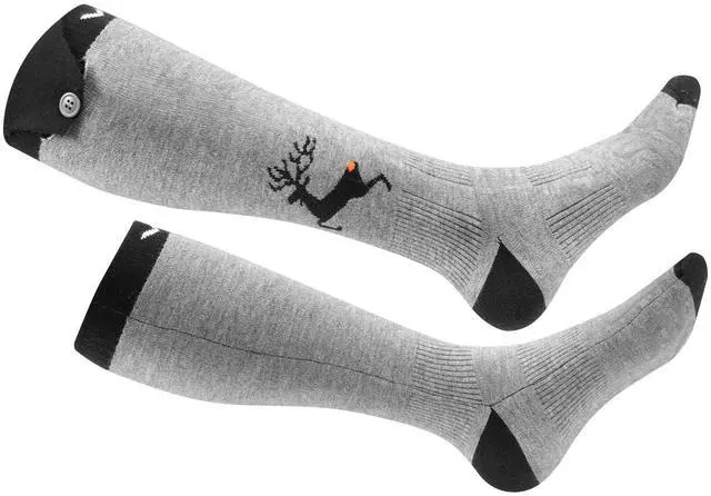 Alt view image 5 of 7 - Heated Socks, 6000mAh Battery Powered, Rechargeable Heating Socks with 4 Heating Levels, Electric Heated Sock with APP Control for Men Women, Foot Warmer for Hunting Riding Camping Hiking