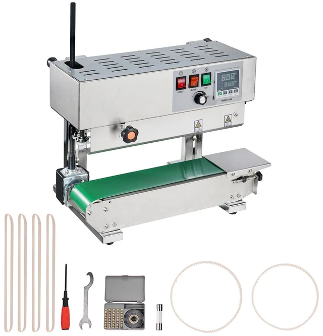Main image of Continuous Bag Band Sealing Machine Vertical Band Sealer Stainless Steel