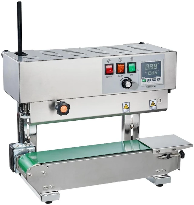 Alt view image 2 of 7 - Continuous Bag Band Sealing Machine Vertical Band Sealer Stainless Steel