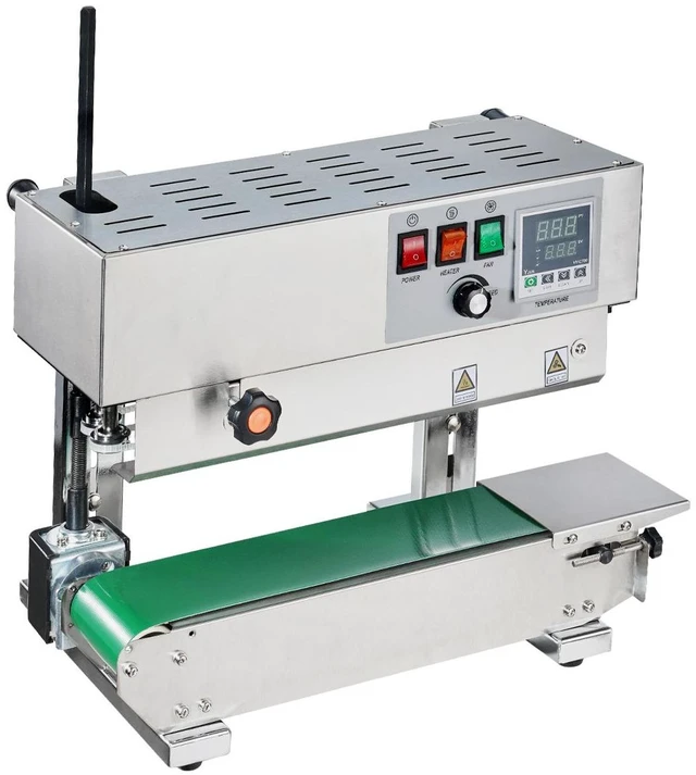 Alt view image 3 of 7 - Continuous Bag Band Sealing Machine Vertical Band Sealer Stainless Steel