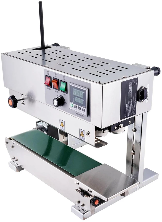 Alt view image 4 of 7 - Continuous Bag Band Sealing Machine Vertical Band Sealer Stainless Steel