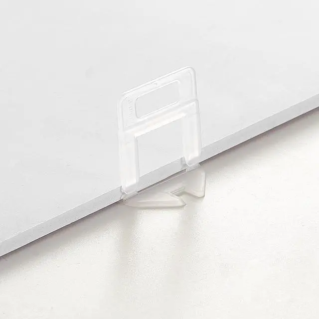 Alt view image 3 of 7 - Tile Leveling System Clips, 700-Piece 1/8" Tile Spacers Clips Tile Tools, 3mm Floor Wall Spacer Tiling Tool Set, Tile Installation Tools for Professional Ceramic Tile and Stone Installation
