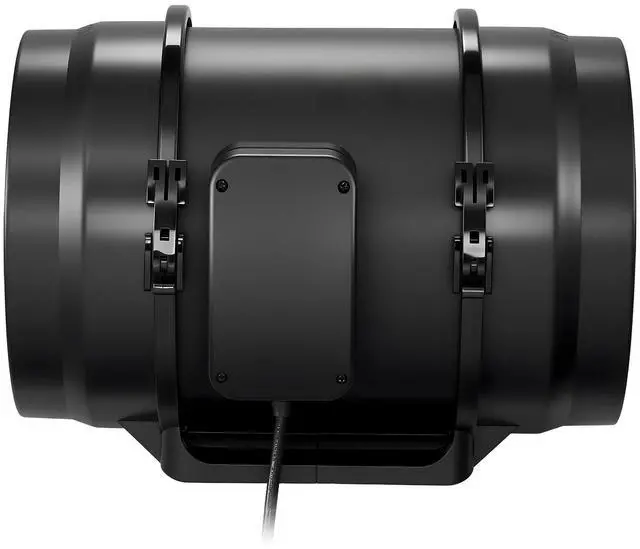 Alt view image 3 of 7 - 8" Inline Duct Fan, 720 CFM Ventilation Exhaust Fan Quiet AC Motor for Heating Cooling Booster, Grow Tents, Hydroponics