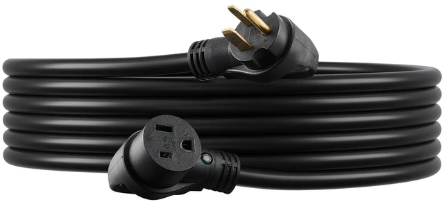 Main image of 30A Generator Extension Cord 25 ft 250V NEMA 6-50P to 6-50R 7500W Power Cable