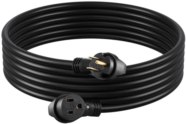 Alt view image 2 of 7 - 30A Generator Extension Cord 25 ft 250V NEMA 6-50P to 6-50R 7500W Power Cable