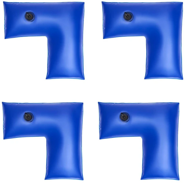 Main image of 26 Gauge Winter Pool Cover Corner Water Bags 4Packs 22.4 x 22.2 in Heavy Duty