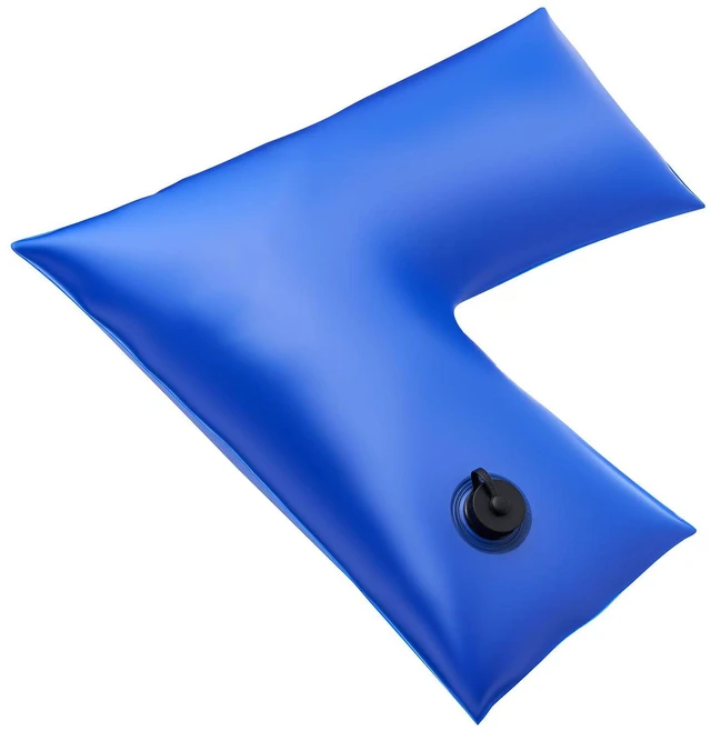 Alt view image 7 of 7 - 26 Gauge Winter Pool Cover Corner Water Bags 4Packs 22.4 x 22.2 in Heavy Duty