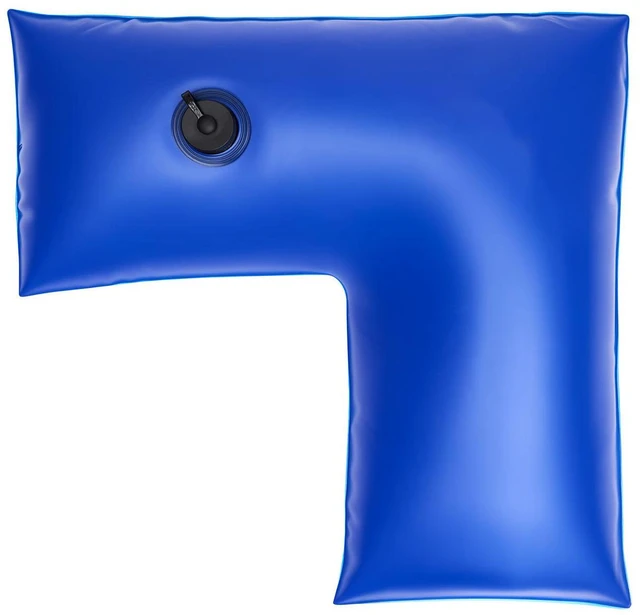 Alt view image 6 of 7 - 26 Gauge Winter Pool Cover Corner Water Bags 4Packs 22.4 x 22.2 in Heavy Duty