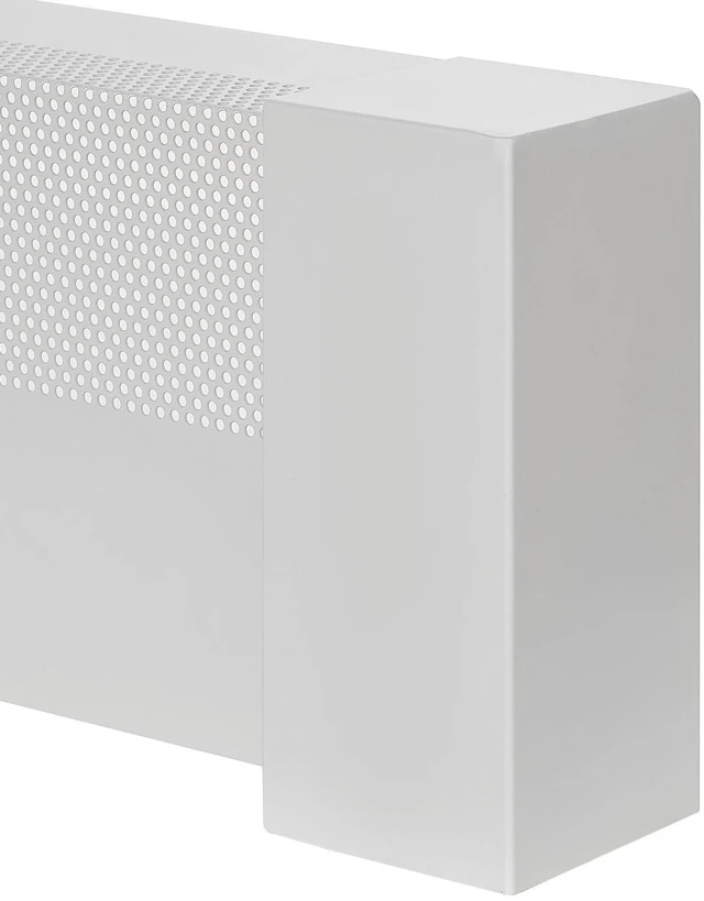 Alt view image 3 of 7 - Baseboard Heater Covers, Basic Series 6 ft Standard Electric Heating Unit Front Cover for Home Improvement, Heavy-duty Steel, Easy Installation for Bedroom Replacing Old Cover, White
