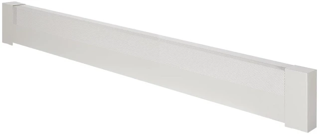 Alt view image 2 of 7 - Baseboard Heater Covers, Basic Series 6 ft Standard Electric Heating Unit Front Cover for Home Improvement, Heavy-duty Steel, Easy Installation for Bedroom Replacing Old Cover, White