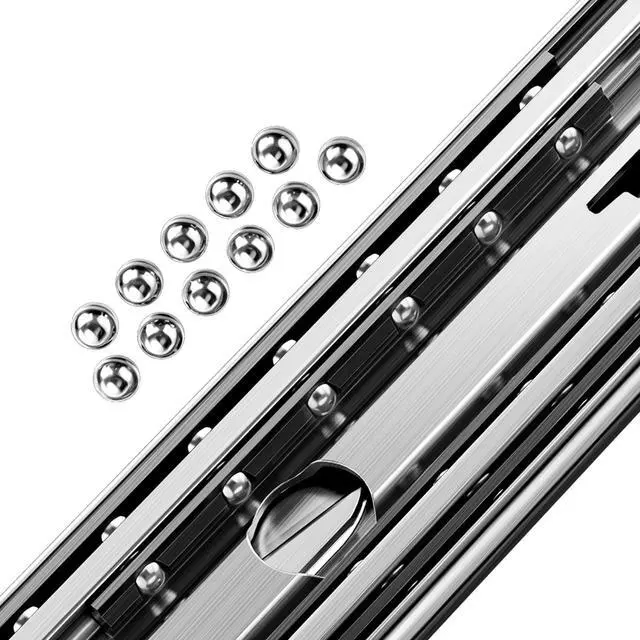 Alt view image 5 of 7 - 1 Pair 18-60 in Drawer Slides Ball Bearing Full Extension