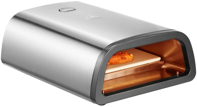 Alt view image 3 of 7 - Electric Pizza Oven Countertop Pizza Maker for 12" Pizza Indoor & Outdoor
