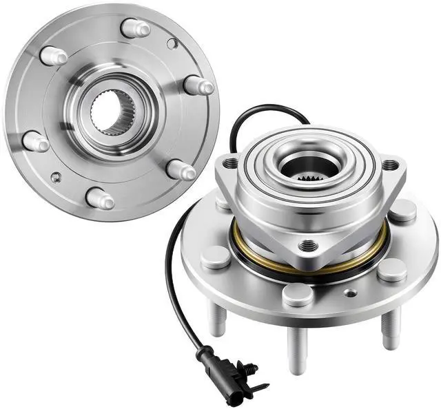 Main image of 2PCS Front Wheel Bearing & Hub Assembly Fit for 2007-2013 Chevy Avalanche GMC Sierra 1500 Cadillac Escalade EXT 2007-2014 Tahoe OEM 515096, 6 Lugs with ABS Sensor, Wheel Bearing Hub Assembly Set