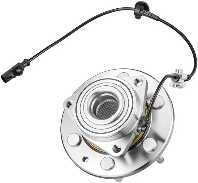 Alt view image 4 of 7 - 2PCS Front Wheel Bearing & Hub Assembly Fit for 2007-2013 Chevy Avalanche GMC Sierra 1500 Cadillac Escalade EXT 2007-2014 Tahoe OEM 515096, 6 Lugs with ABS Sensor, Wheel Bearing Hub Assembly Set