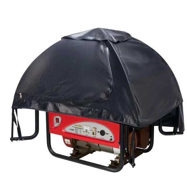 Alt view image 2 of 7 - Generator Cover Universal Waterproof Cover 36x26x26 in for 70-108 in Black
