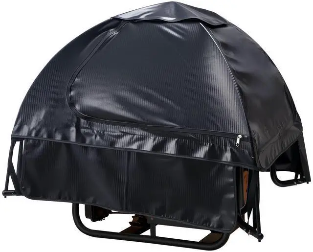 Alt view image 7 of 7 - Generator Cover Universal Waterproof Cover 36x26x26 in for 70-108 in Black