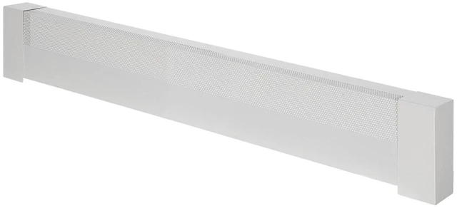 Alt view image 4 of 7 - Baseboard Heater Covers, Basic Series 4 ft Standard Electric Heating Unit Front Cover for Home Improvement, Heavy-duty Steel, Easy Installation for Bedroom Replacing Old Cover, White