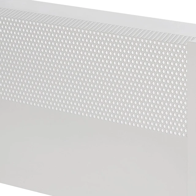 Alt view image 5 of 7 - Baseboard Heater Covers, Basic Series 4 ft Standard Electric Heating Unit Front Cover for Home Improvement, Heavy-duty Steel, Easy Installation for Bedroom Replacing Old Cover, White