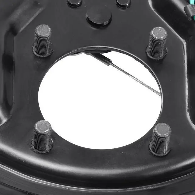 Alt view image 6 of 7 - Trailer Hub Drum Kits 5 on 4.5" B.C. with 10" x 2-1/4" Electric Brakes, Self-Adjusting Trailer Brake Assembly for 3500 lbs Axle, 4-Hole Mounting, Backing Plates for Brake System Part Replacement