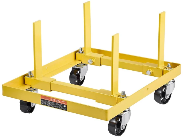 Main image of Engine Stand 750 LBS Adjustable Motor Hoist Dolly with 4-Caster Heavy-Duty Steel