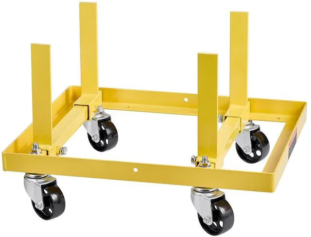 Alt view image 3 of 7 - Engine Stand 750 LBS Adjustable Motor Hoist Dolly with 4-Caster Heavy-Duty Steel