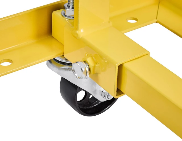 Alt view image 4 of 7 - Engine Stand 750 LBS Adjustable Motor Hoist Dolly with 4-Caster Heavy-Duty Steel