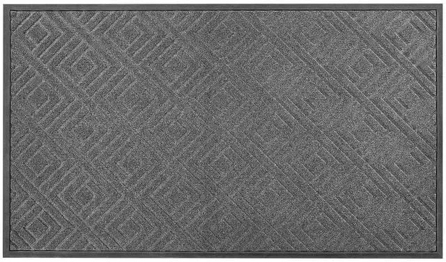 Alt view image 5 of 7 - Front Door Mat, 61.5 x 36 in Commercial Floor Mat for Indoor and Outdoor, Modern Stylish Carpet with TPE Backing, Heavy Duty Washable Entry Industrial Rug for Hallway, Balcony, Garage, Grey
