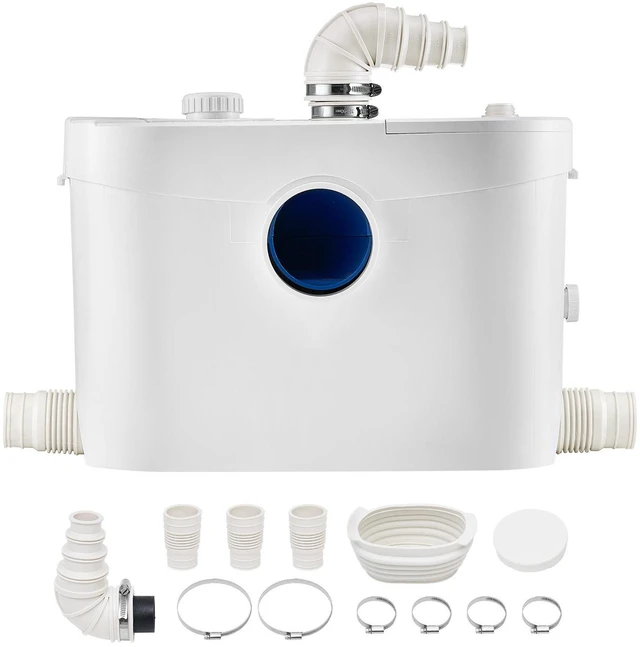 Main image of Macerator Pump 900W 48 GPM Flow 40 ft Head Lift Pump for Toilet Basement Sink