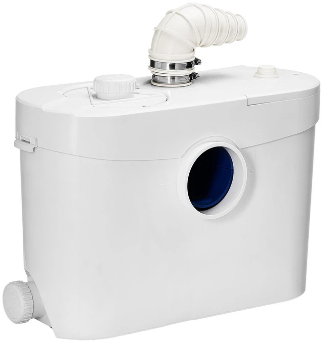 Alt view image 4 of 7 - Macerator Pump 900W 48 GPM Flow 40 ft Head Lift Pump for Toilet Basement Sink